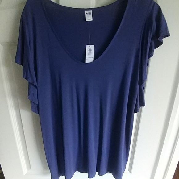 Old Navy Tops - Old Navy Flutter Sleeve Tee NWT